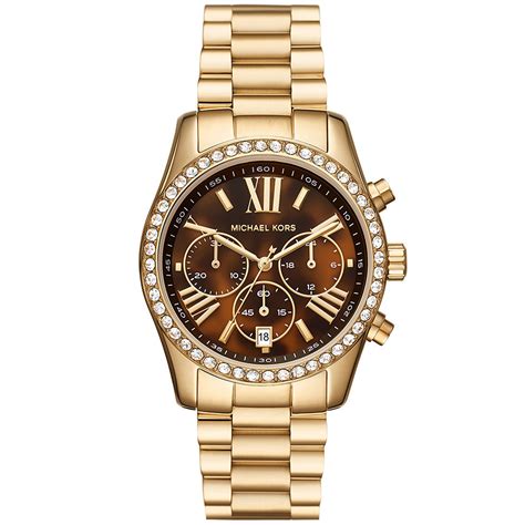 michael kors horloge dames bruin|michael kors pols horloge.